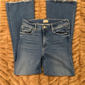 MOTHER Blue Ankle & Cropped Jeans